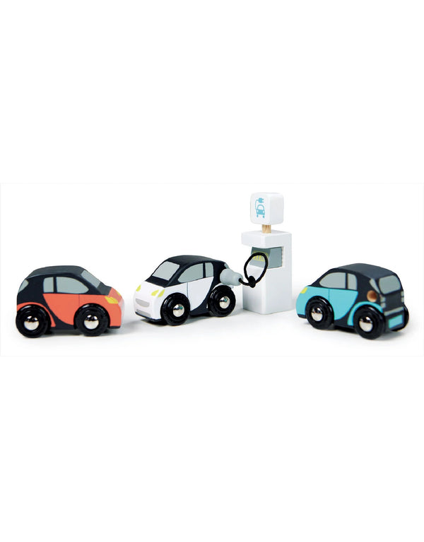 Ensemble de 3 voitures intelligentes en bois - Tender Leaf Toys