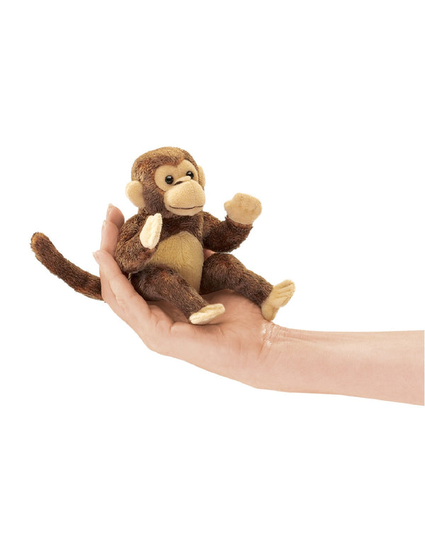Marionnette à doigt - Petit singe - Folkmanis