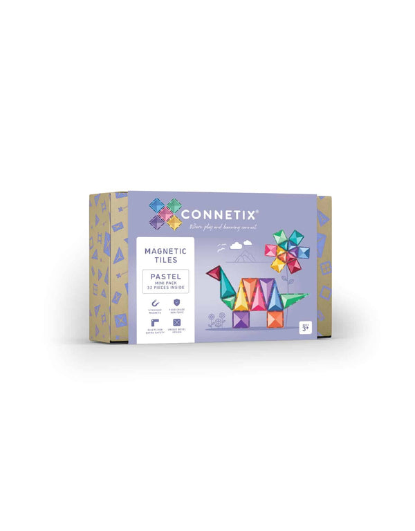 Mini ensemble de 32 pièces - Pastel - Connetix
