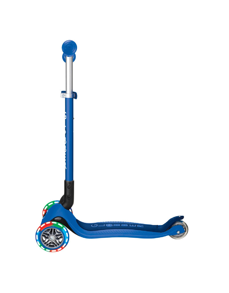 Trottinette pliable à 3 roues lumineuses - Primo 3 à 7 ans - Bleu - Globber