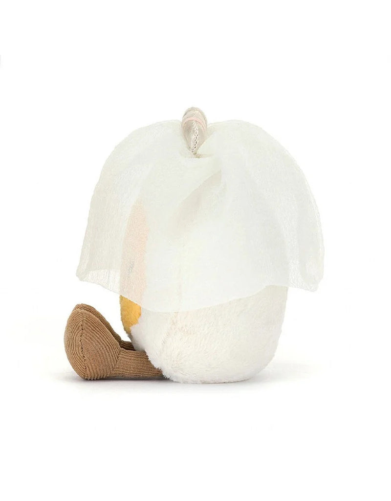 Peluche - Petit oeuf La mariée - Amuseable Boiled Egg Bride - Jellycat