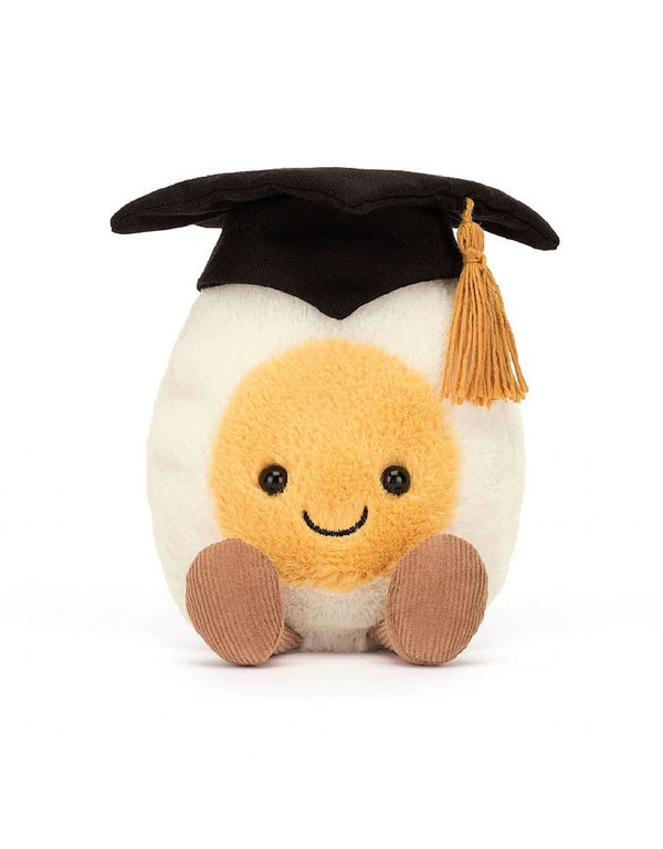Peluche - Petit oeuf de graduation - Amuseable Boiled Egg Graduation - Jellycat
