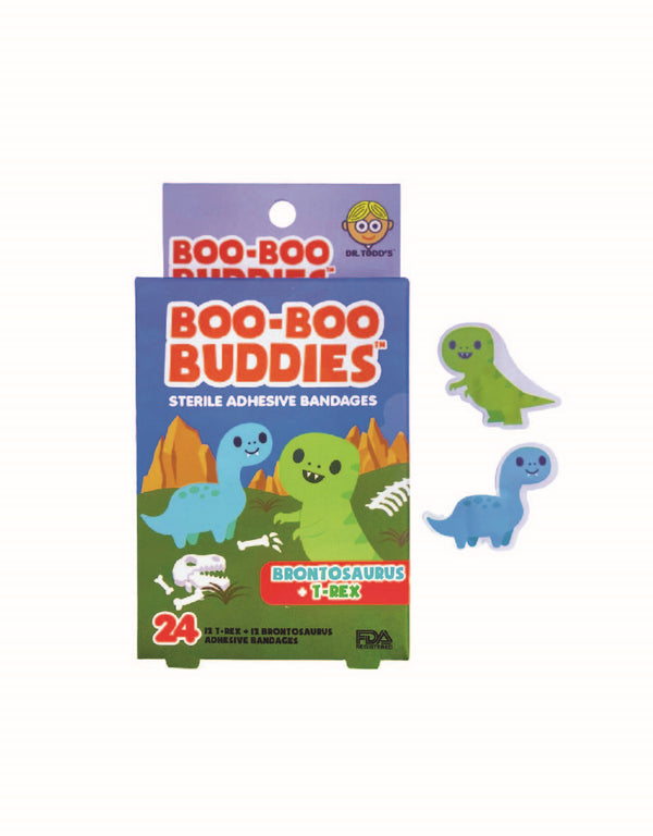 Pansement pour enfant - Brontosaurus et T-Rex - Boo-Boo Buddies