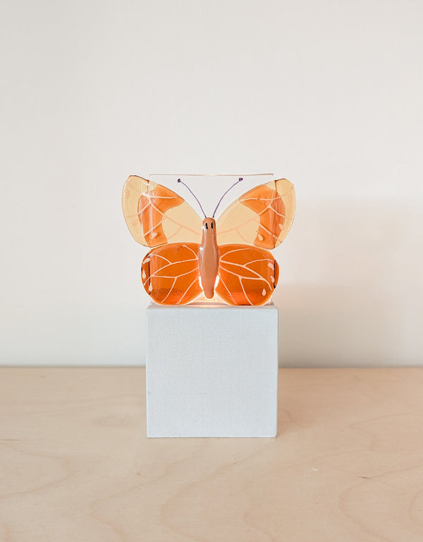 TABLE LAMP - Orange butterfly - Veille sur toi