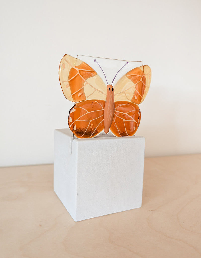 TABLE LAMP - Orange butterfly - Veille sur toi