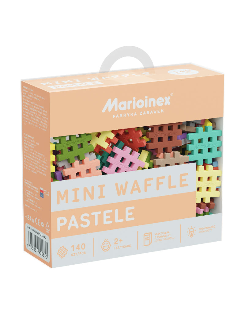 Mini Waffle - Couleur pastel - 140 pièces - Marioinex