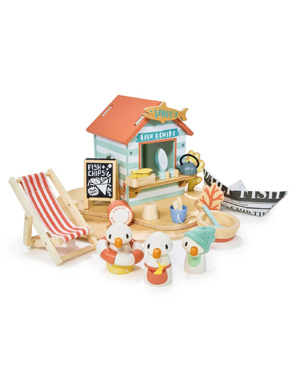 La cabine de plage de Sandy - Sandy’s Beach Hut - Tender Leaf Toys