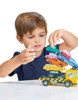 Jeu à empiler - Les voitures - Tender Leaf Toys