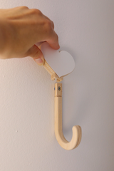 Abricotine ⚜ ABR-CROCHET-DIPLODOCUS Crochet en bois - Diplodocus - Abricotine vendu par Veille sur toi