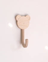 Abricotine ⚜ ABR-CROCHET-OURS Crochet en bois - Ours - Abricotine vendu par Veille sur toi