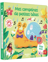 Auzou 9791039568692 Livre sonore - Mes comptines de petites bêtes - Auzou vendu par Veille sur toi