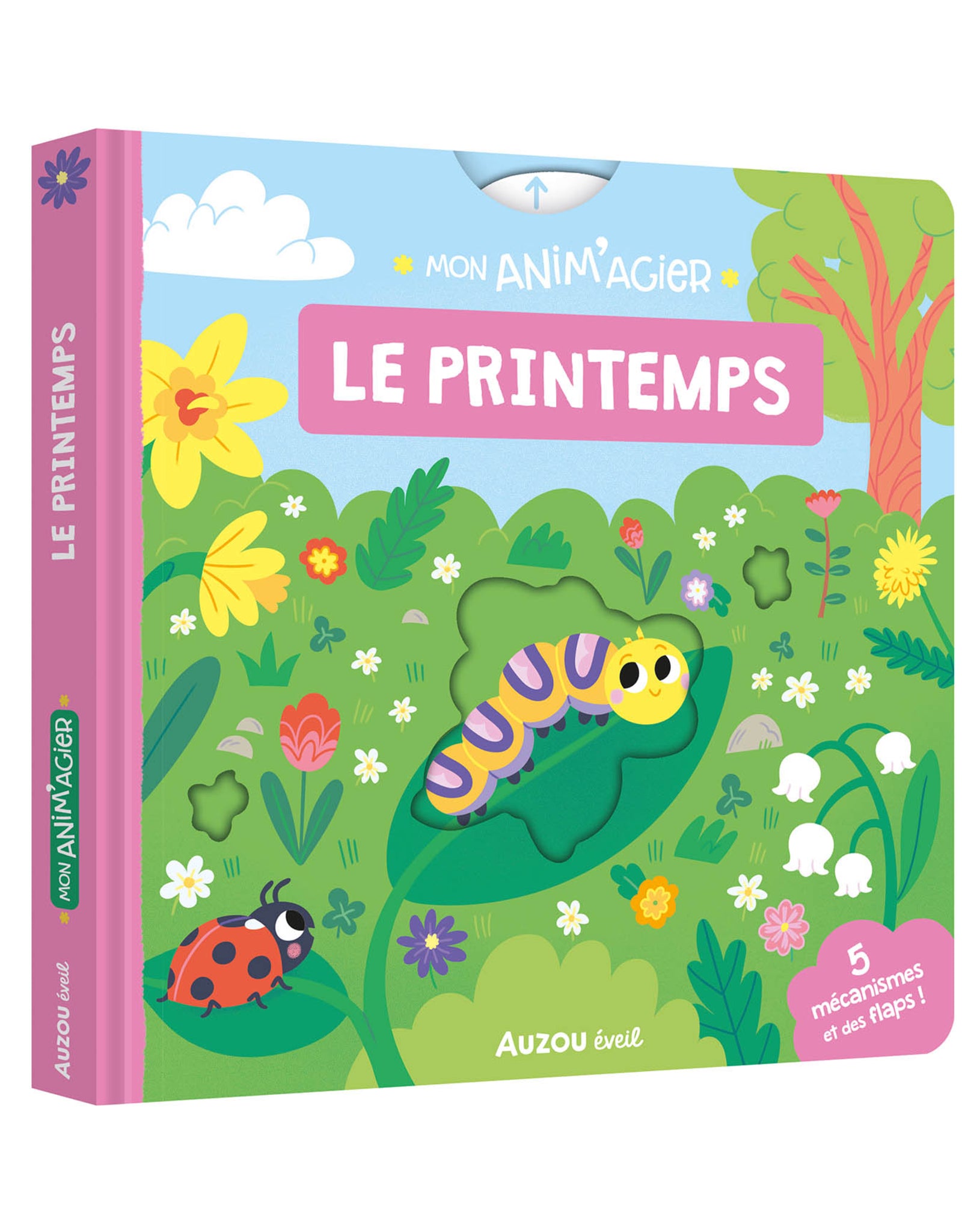 Livre mon Anim'agier - Le printemps - Auzou | Veille sur toi