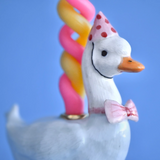 Camp Hollow SURCT0046 Porte-bougie en porcelaine - Oie rose - Camp Hollow vendu par Veille sur toi