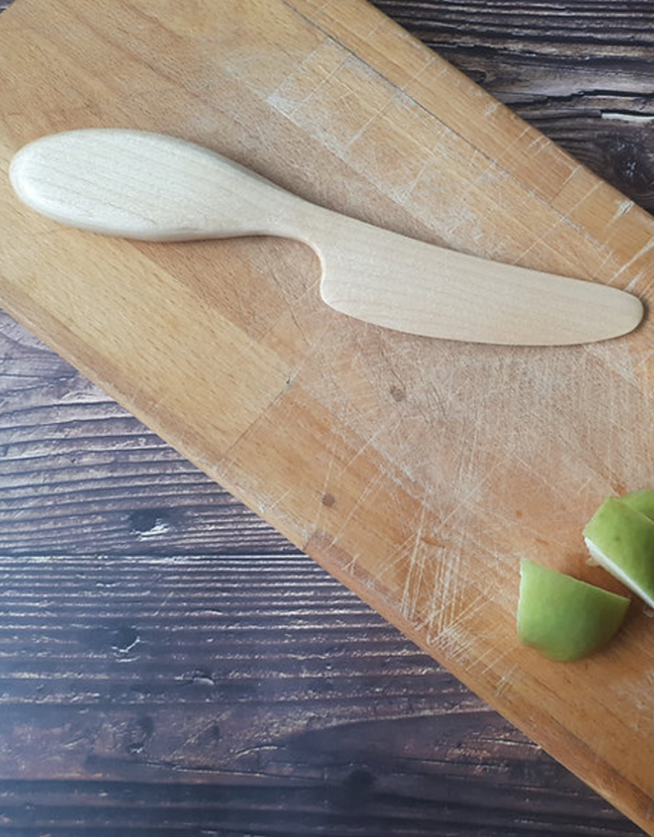 Wooden vegetable and fruit cutter