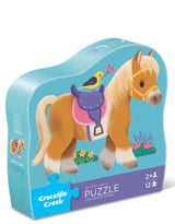 Crocodile Creek CC41236 Mini casse-tête - 12 pièces - Joli poney 2+ - Crocodile Creek vendu par Veille sur toi