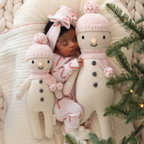 Cuddle + kind Peluche - Holly le bonhomme de neige - Cuddle + kind vendu par Veille sur toi