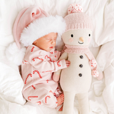 Cuddle + kind Peluche - Holly le bonhomme de neige - Cuddle + kind vendu par Veille sur toi