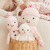 Cuddle + kind Peluche - Holly le bonhomme de neige - Cuddle + kind vendu par Veille sur toi