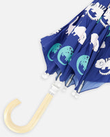 Deux par Deux ⚜ H30WPR_3H023_O/S/K Parapluie qui change de couleur - Caméléon Bleu - Deux par Deux One Size Kids vendu par Veille sur toi