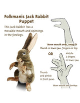 Folkmanis 3200 Marionnette - Jack le lièvre - Folkmanis vendu par Veille sur toi
