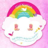 Girl Nation GN-J467s Boucles d'oreilles en émail - Bottes de cowgirl - Girl Nation vendu par Veille sur toi