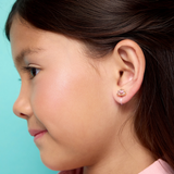 Girl Nation GN-J467s03c Boucles d'oreilles à clip en émail - Chapeau de cowgirl - Girl Nation vendu par Veille sur toi