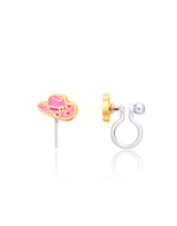 Girl Nation GN-J467s03c Boucles d'oreilles à clip en émail - Chapeau de cowgirl - Girl Nation vendu par Veille sur toi