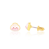 Girl Nation GN-J520s Boucles d'oreilles en émail - Dumpling - Girl Nation vendu par Veille sur toi