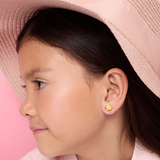 Girl Nation GN-J546sC Boucles d'oreilles à clip en émail - Capybara - Girl Nation vendu par Veille sur toi