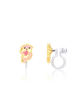 Girl Nation GN-J556sC Boucles d'oreilles à clip en émail - Loutre - Girl Nation vendu par Veille sur toi