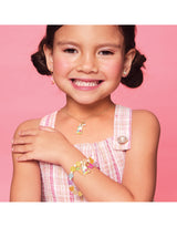 Girl Nation GN-J807B Bracelet - Lapin et fleurs - Girl Nation vendu par Veille sur toi