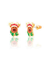Girl Nation GN-JX513s Boucles d'oreilles en émail - Renne magique - Girl Nation vendu par Veille sur toi