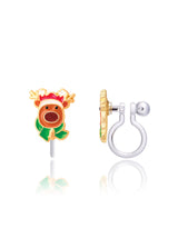 Girl Nation GN-JX513sc Boucles d'oreilles à clip en émail - Renne magique - Girl Nation vendu par Veille sur toi