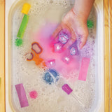 Glo Pals 4-ABBY-82342 Cube lumineux rose et mauve - Abby Cadabby Sesame Street - Glo Pals vendu par Veille sur toi