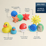 Itzy Ritzy 456501749 Jouets de bain - 10 Figurines Itzy Splash™ - Itzy Ritzy vendu par Veille sur toi