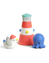 Itzy Ritzy 456501862 Jouets de bain Itzy Stack & Squirt - Phare - Itzy Ritzy vendu par Veille sur toi