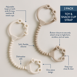 Itzy Ritzy 807202043 Ensemble d'attache pour jouets et collations Itzy Strap Pack™ - Itzy Ritzy vendu par Veille sur toi