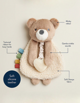 Itzy Ritzy Jouet en peluche et anneau de dentition - Itzy Friends Lovey - Itzy Ritzy vendu par Veille sur toi