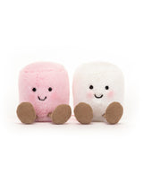 Jellycat A6MPW Peluche - Guimauves rose et blanche - Amuseable - Jellycat vendu par Veille sur toi