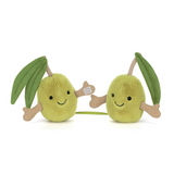 Jellycat A6OLI Peluche - Paire d'olives Amuseables - Jellycat vendu par Veille sur toi