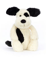 Jellycat BAS3BCP Peluche - Chien Bashful Noir & Crème - Black & Cream Puppy - Jellycat Moyen vendu par Veille sur toi