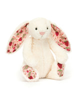 Jellycat BPS6MS Peluche - Lapin Crème Fraise Blossom - Petit - Jellycat vendu par Veille sur toi