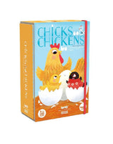 Londji DI022U Jeu de mémoire - Poussins et poules - Londji vendu par Veille sur toi