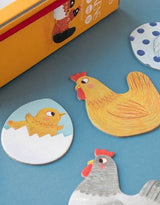Londji DI022U Jeu de mémoire - Poussins et poules - Londji vendu par Veille sur toi