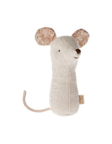 Maileg 16-4705-00 Hochet en forme de souris - Lullaby Friend - Naturel - Maileg vendu par Veille sur toi