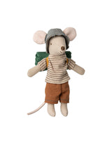 Maileg 17-5201-00 Grand frère souris aventurier - Maileg Ligné brun vendu par Veille sur toi