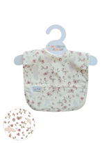 Menoum Menoum MNM-B-11 Bavoir - Fleurs et oiseaux - Menoum Menoum vendu par Veille sur toi