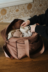 Minika ⚜ SacCouches-Cacao Sac à couches - Cacao - Minika vendu par Veille sur toi