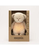 Moonie MSA2 Peluche Sonore en Coton Biologique avec Veilleuse 2.0 - Ourson Sable - Moonie vendu par Veille sur toi