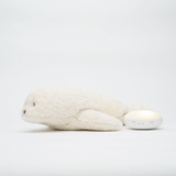 Moonie S-PO Peluche Sonore en Coton Biologique avec Veilleuse 2.0 - Phoque polaire - Moonie vendu par Veille sur toi